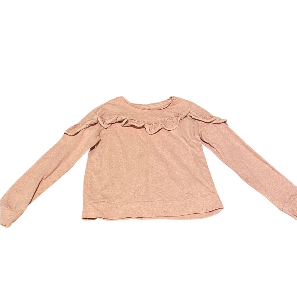 Pink Ruffle Sweatshirt Girls Size XL